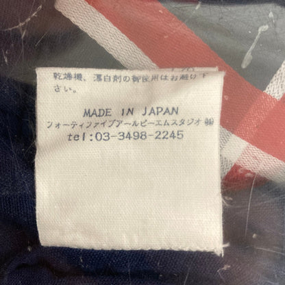 フォーティファイブアール チェックコットンラミーダブルガーゼワンピース