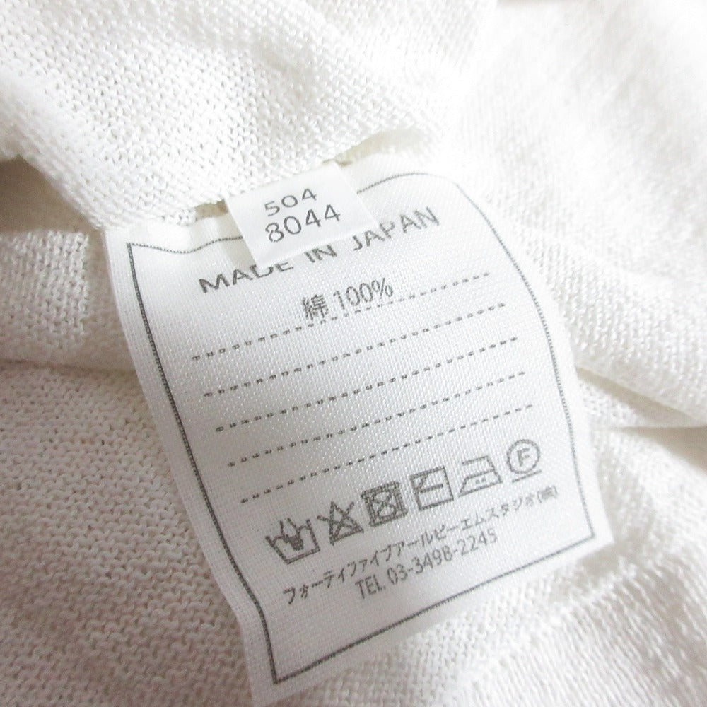 フォーティファイブアール ギマKNITノースリーブニットトップス