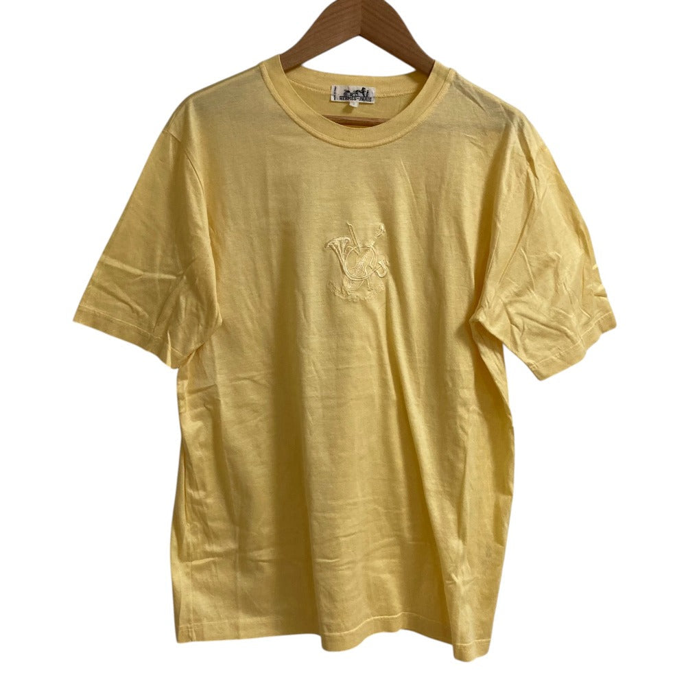 エルメス ロゴ刺繍半袖Tシャツ