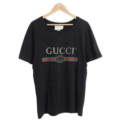 グッチ クラシックロゴ ウォッシュド オーバーサイズTシャツ