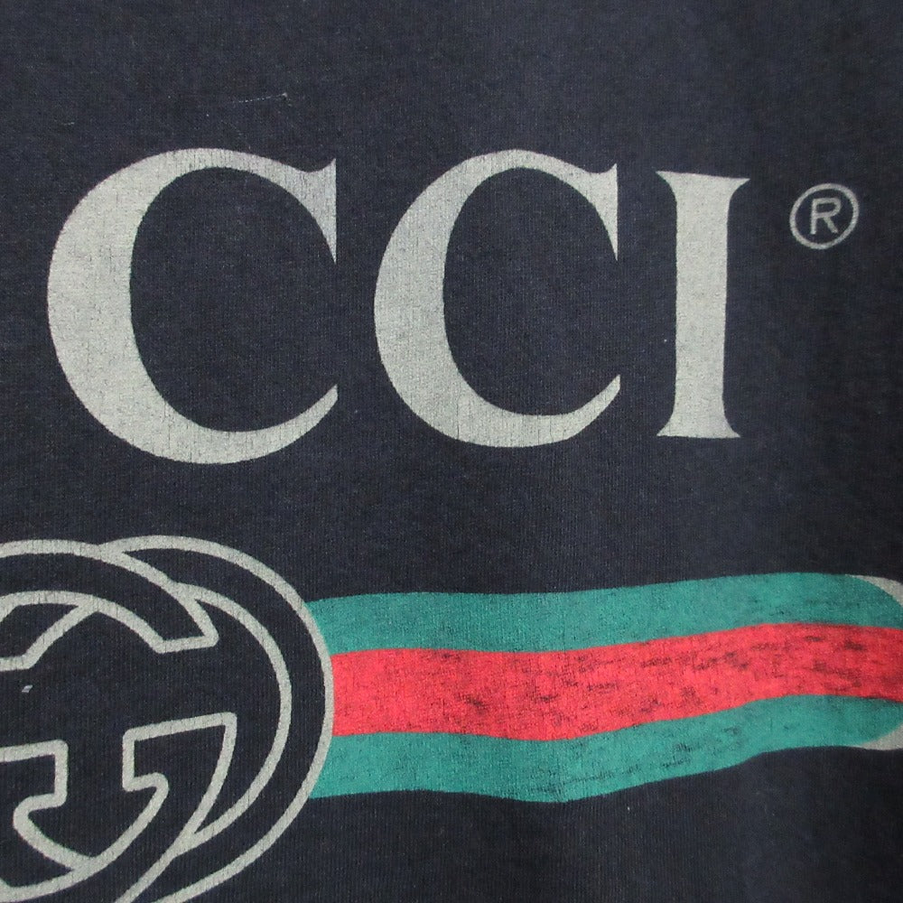 グッチ クラシックロゴ ウォッシュド オーバーサイズTシャツ