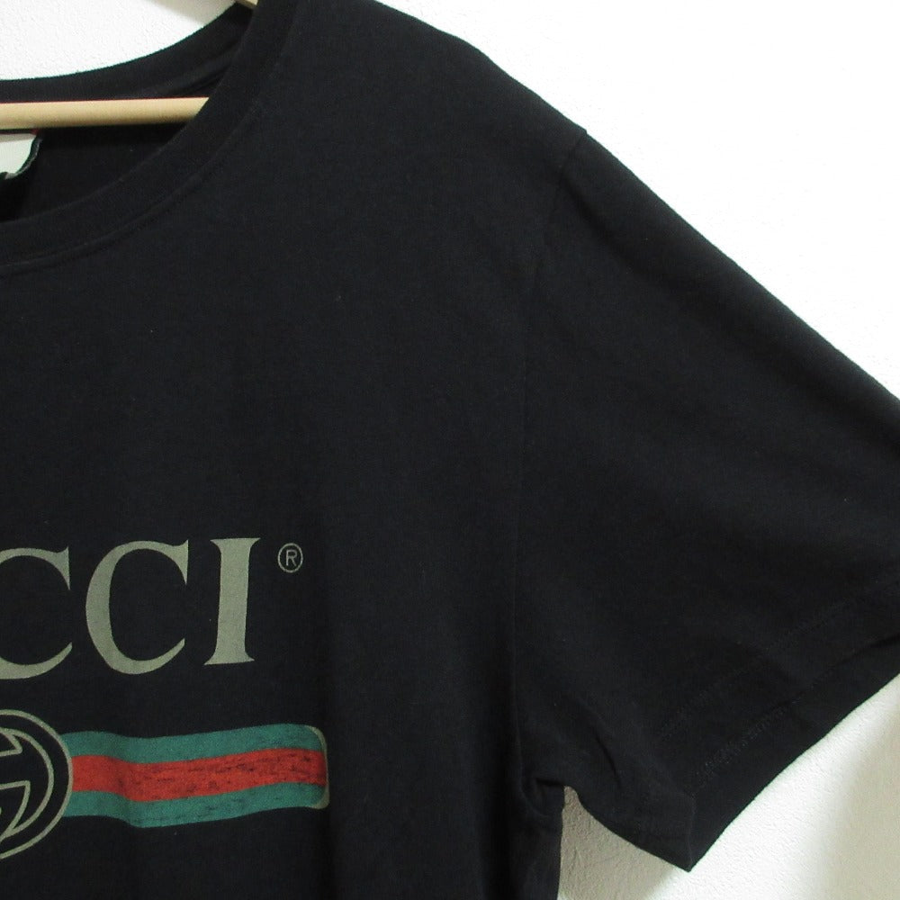 グッチ クラシックロゴ ウォッシュド オーバーサイズTシャツ