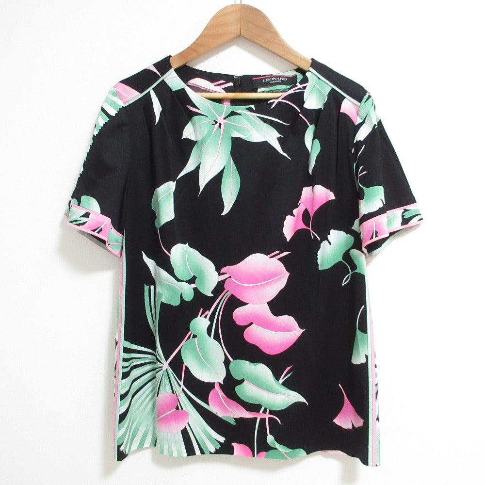 レオナールファッション フラワープリントTシャツ