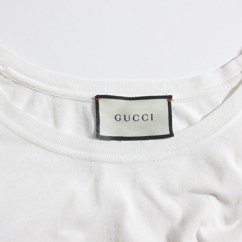 グッチ クラシックロゴ コットン Tシャツ