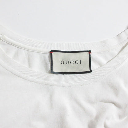 グッチ クラシックロゴ コットン Tシャツ
