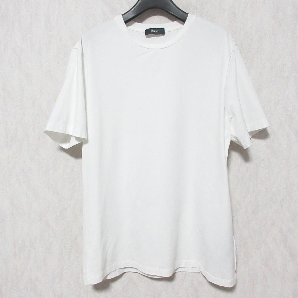 ヘルノ スーパーファインコットン ストレッチクルーネックTシャツ
