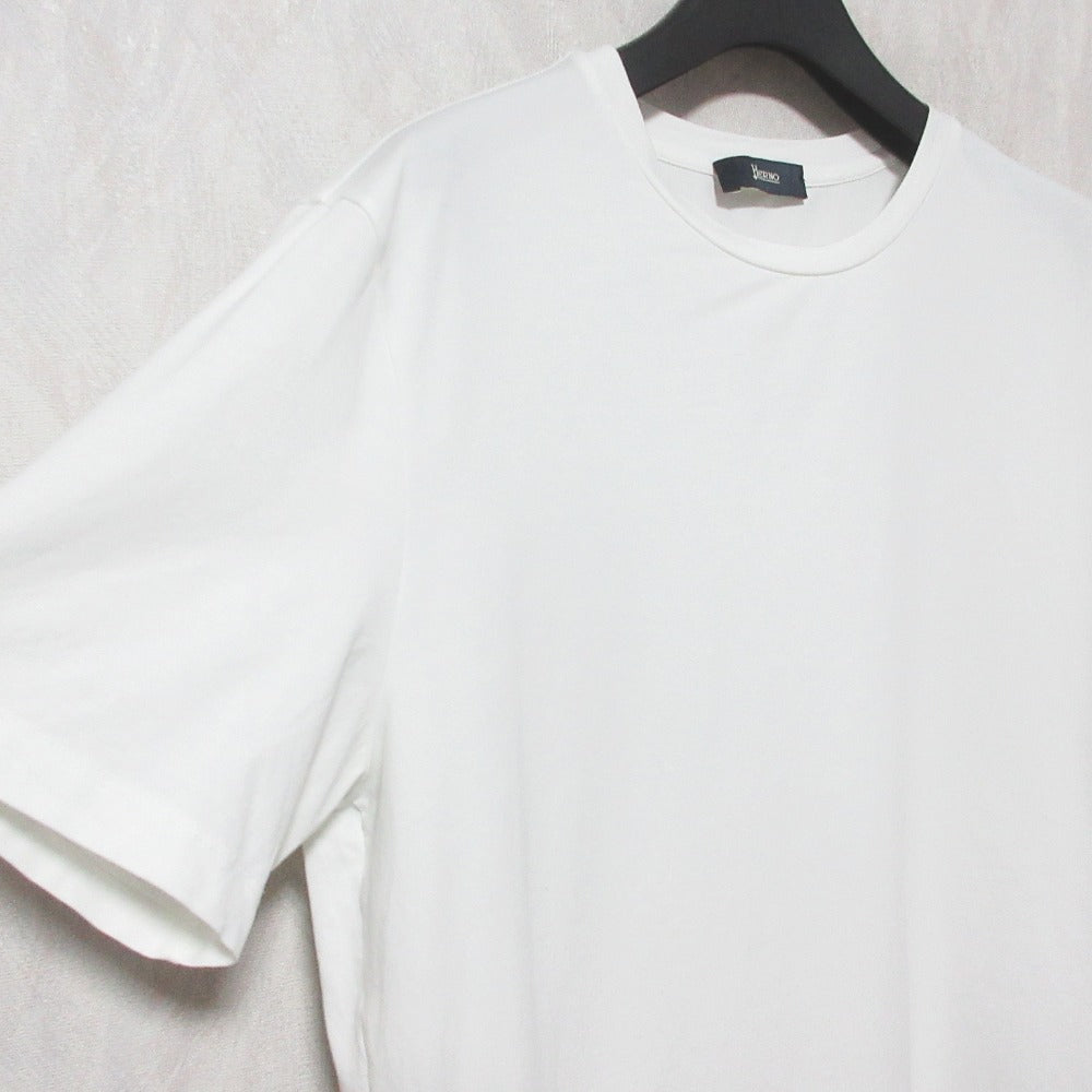 ヘルノ スーパーファインコットン ストレッチクルーネックTシャツ