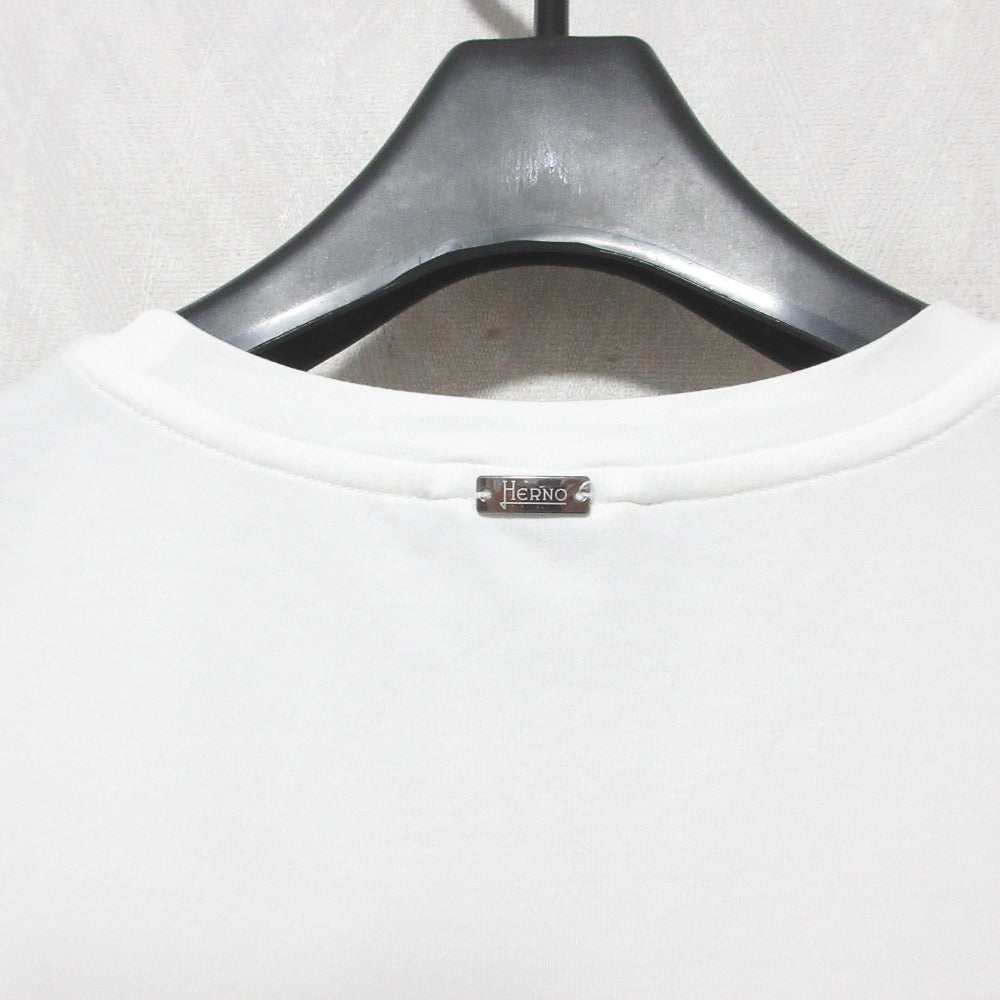 ヘルノ スーパーファインコットン ストレッチクルーネックTシャツ