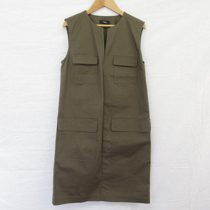 セオリー CHINO ST WASH UTILITARIAN ひざ丈ワンピース