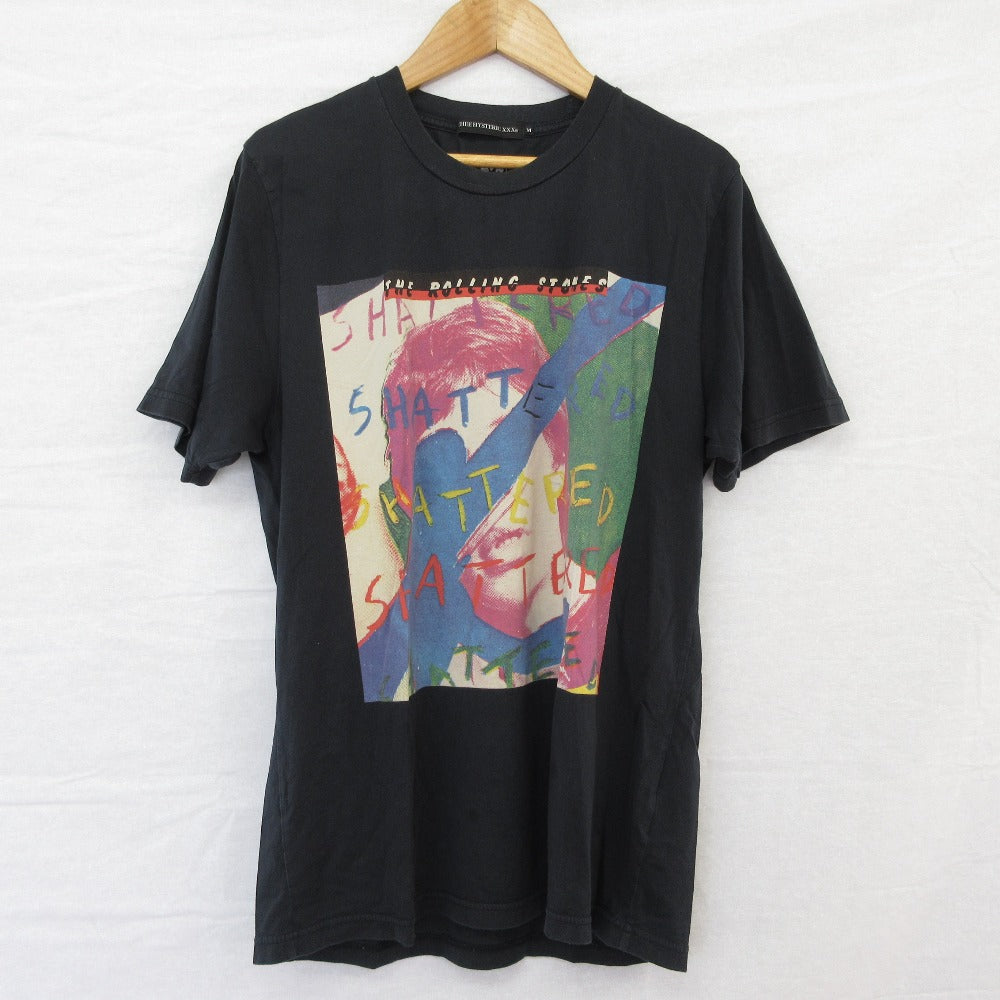 ジィヒステリックトリプルエックス THE ROLLING STONES SHATTERED コットンTシャツ