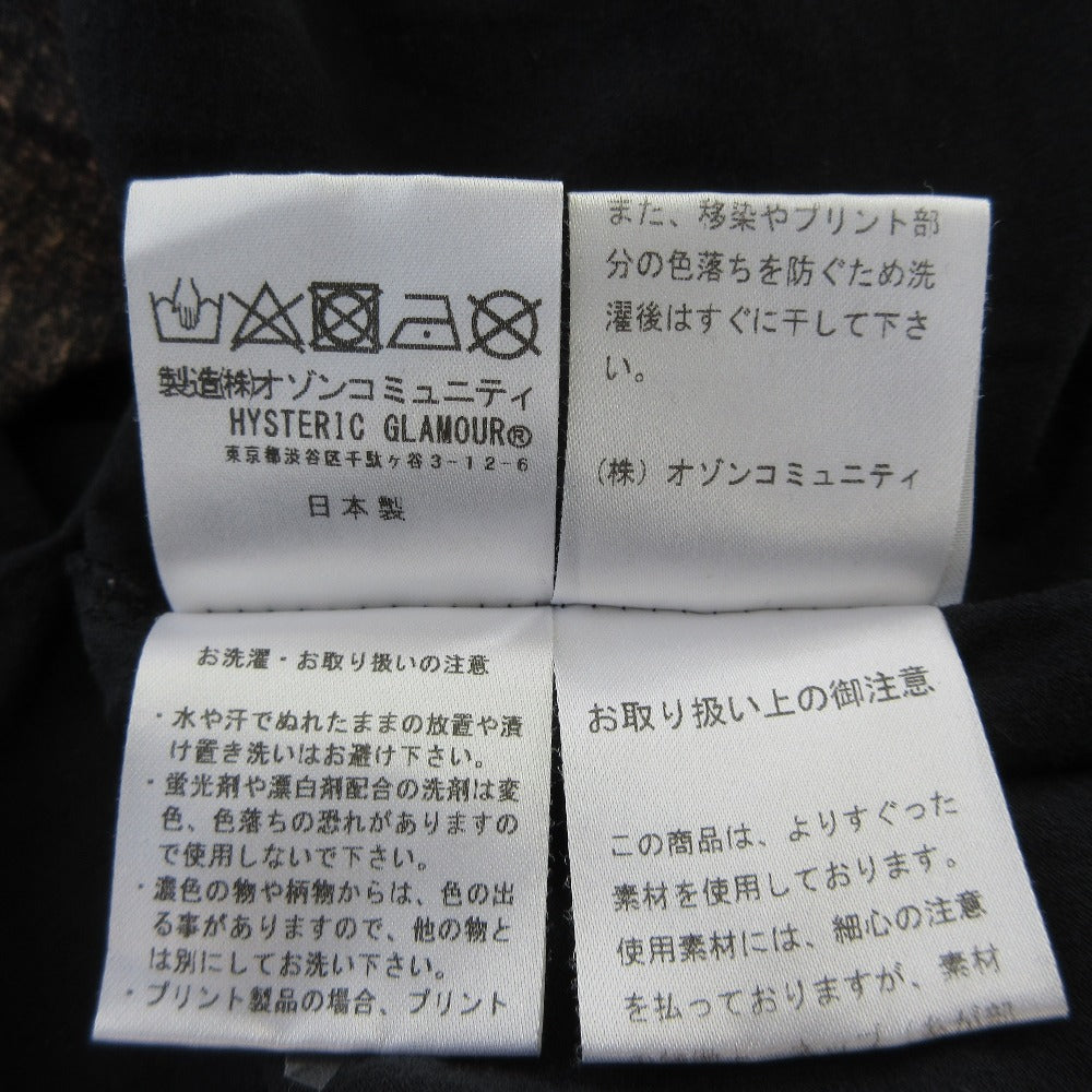 ジィヒステリックトリプルエックス THE ROLLING STONES SHATTERED コットンTシャツ