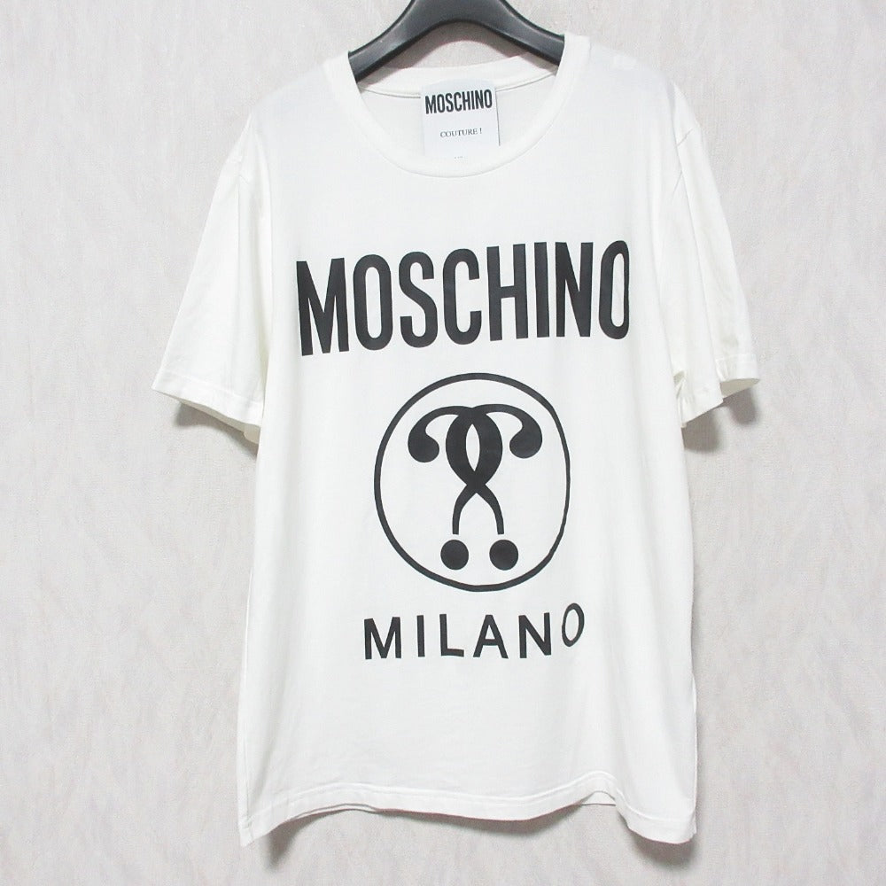 モスキーノ ロゴプリント コットンTシャツ