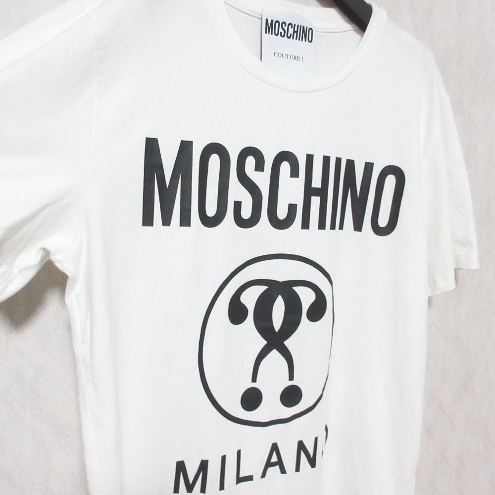 モスキーノ ロゴプリント コットンTシャツ