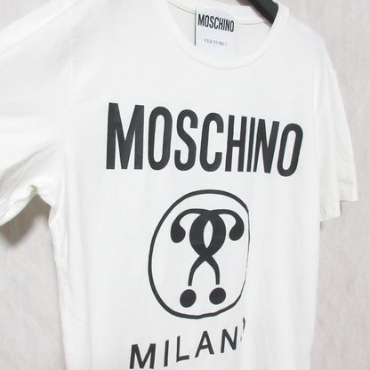 モスキーノ ロゴプリント コットンTシャツ