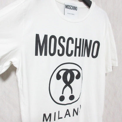 モスキーノ ロゴプリント コットンTシャツ