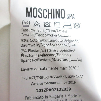 モスキーノ ロゴプリント コットンTシャツ