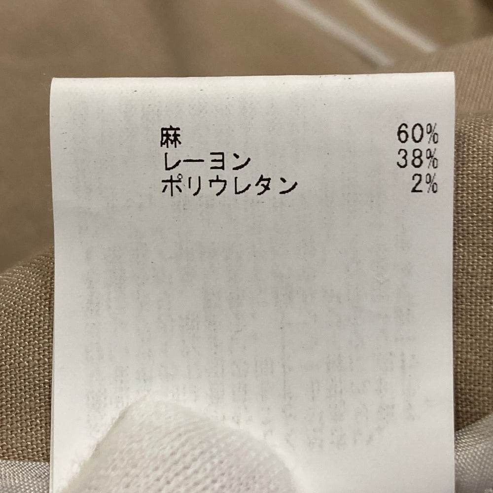 アナイ リネンノーカラージャケット