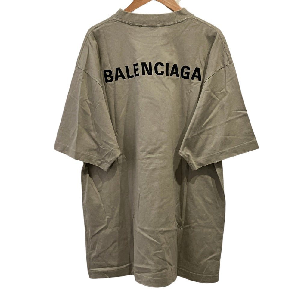 バレンシアガ ロゴ刺繍オーバーサイズTシャツ