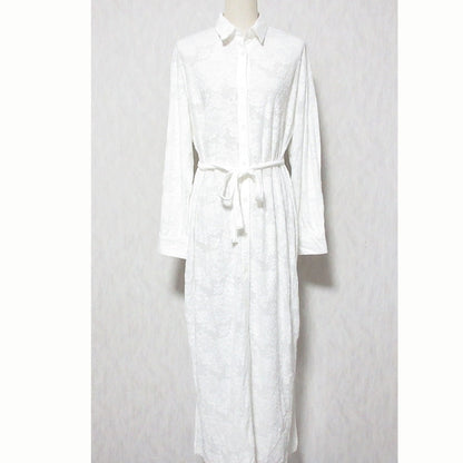 ロザリームーン Stretch Lace Gown コットン混紡ドレス