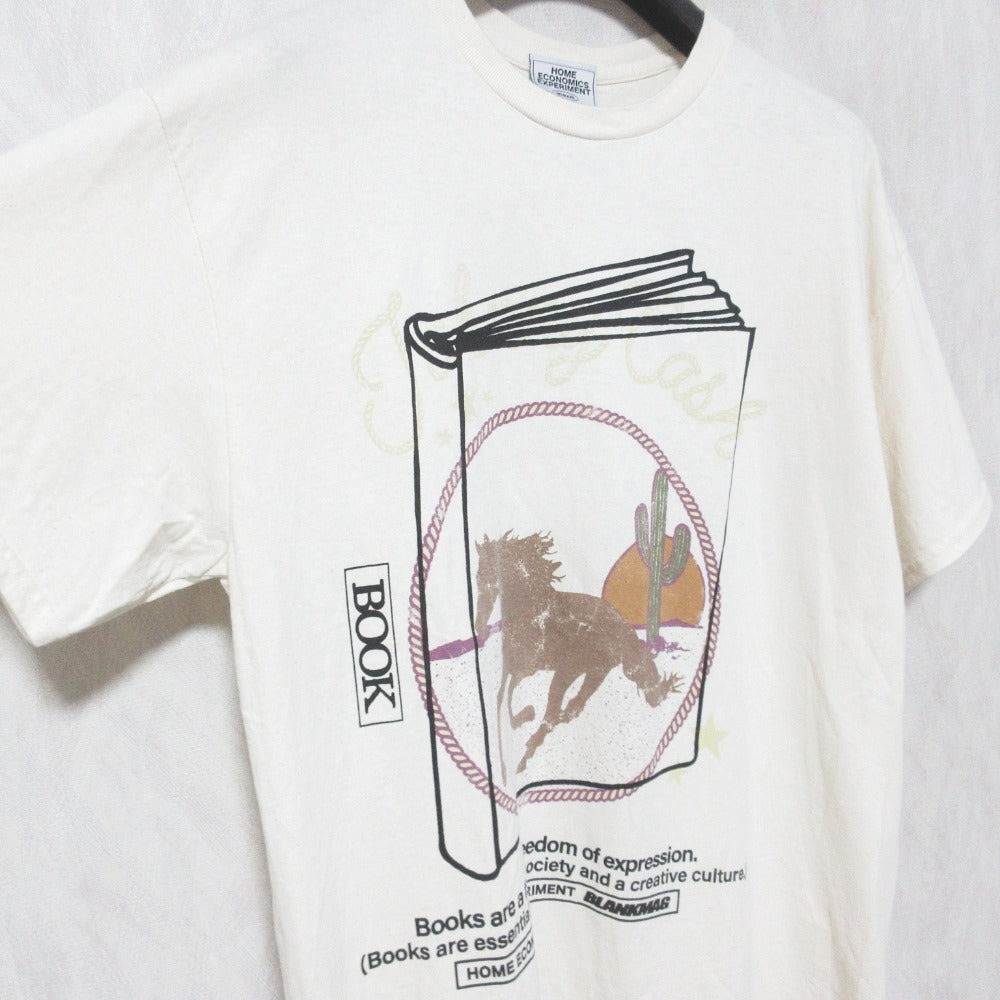 ホームエコノミクスエクスペリメント × BLANKMAG コットンTシャツ