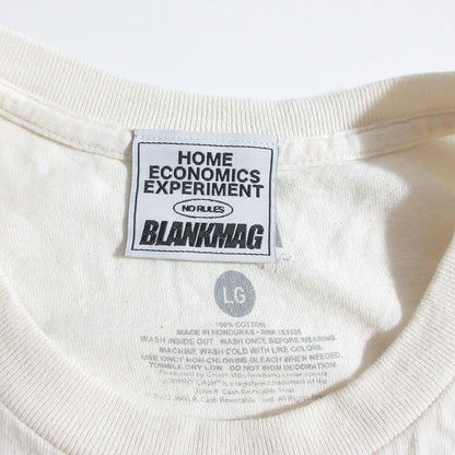 ホームエコノミクスエクスペリメント × BLANKMAG コットンTシャツ