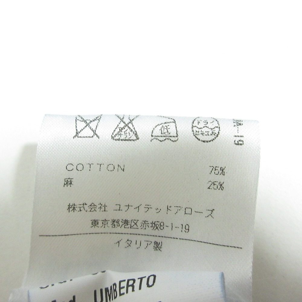 ジービーエストラウザーズ UMBERTO コットンリネンパンツ