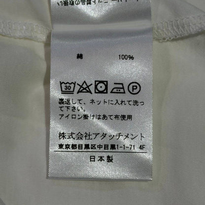 アタッチメント コットン半袖Tシャツ