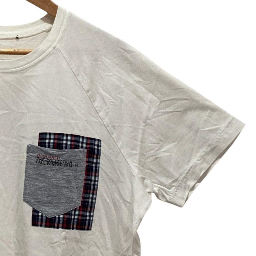 ディースクエアード パッチワークポケット Tシャツ