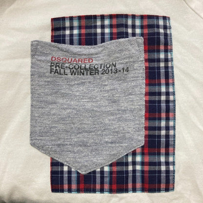 ディースクエアード パッチワークポケット Tシャツ