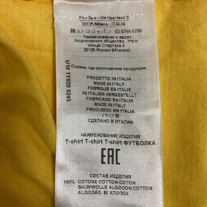 エトロ ペイズリー コットンTシャツ