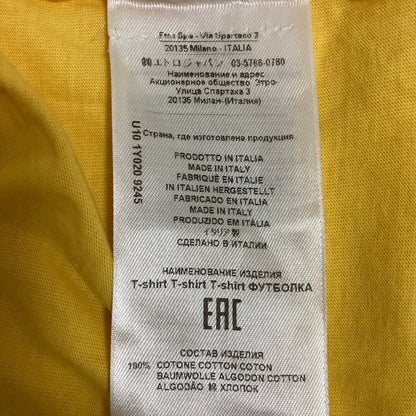 エトロ ペイズリー コットンTシャツ