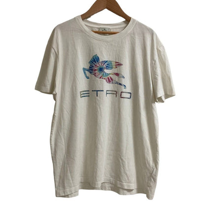 エトロ ロゴプリント コットン 半袖Tシャツ