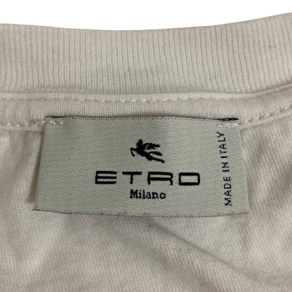 エトロ ロゴプリント コットン 半袖Tシャツ