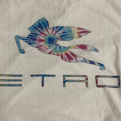 エトロ ロゴプリント コットン 半袖Tシャツ
