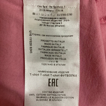 エトロ ペイズリー柄 半袖Tシャツ