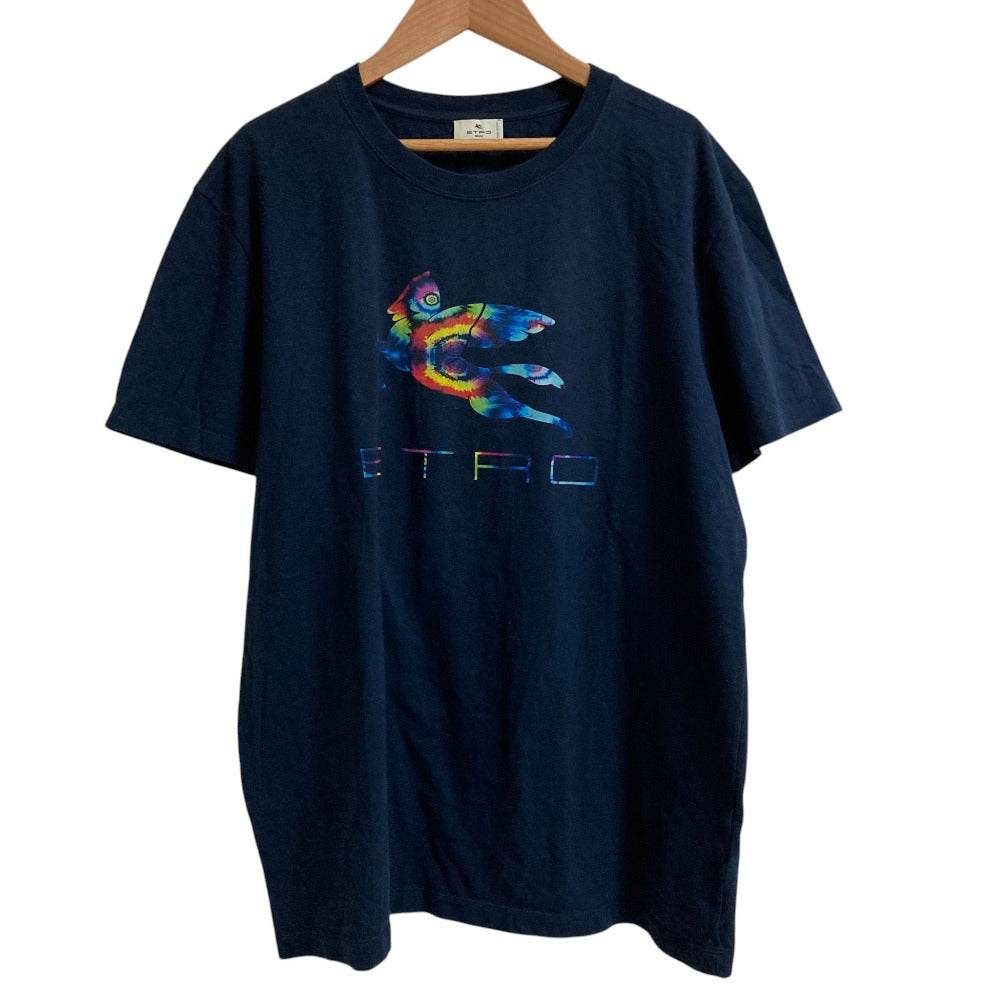 エトロ ペガサスプリント コットンTシャツ