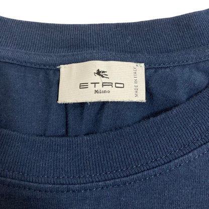 エトロ ペガサスプリント コットンTシャツ