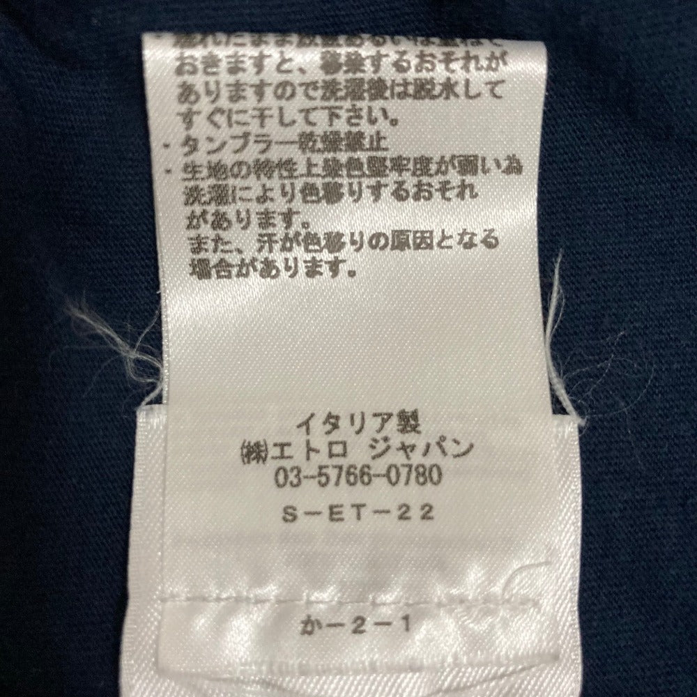エトロ ペガサスプリント コットンTシャツ