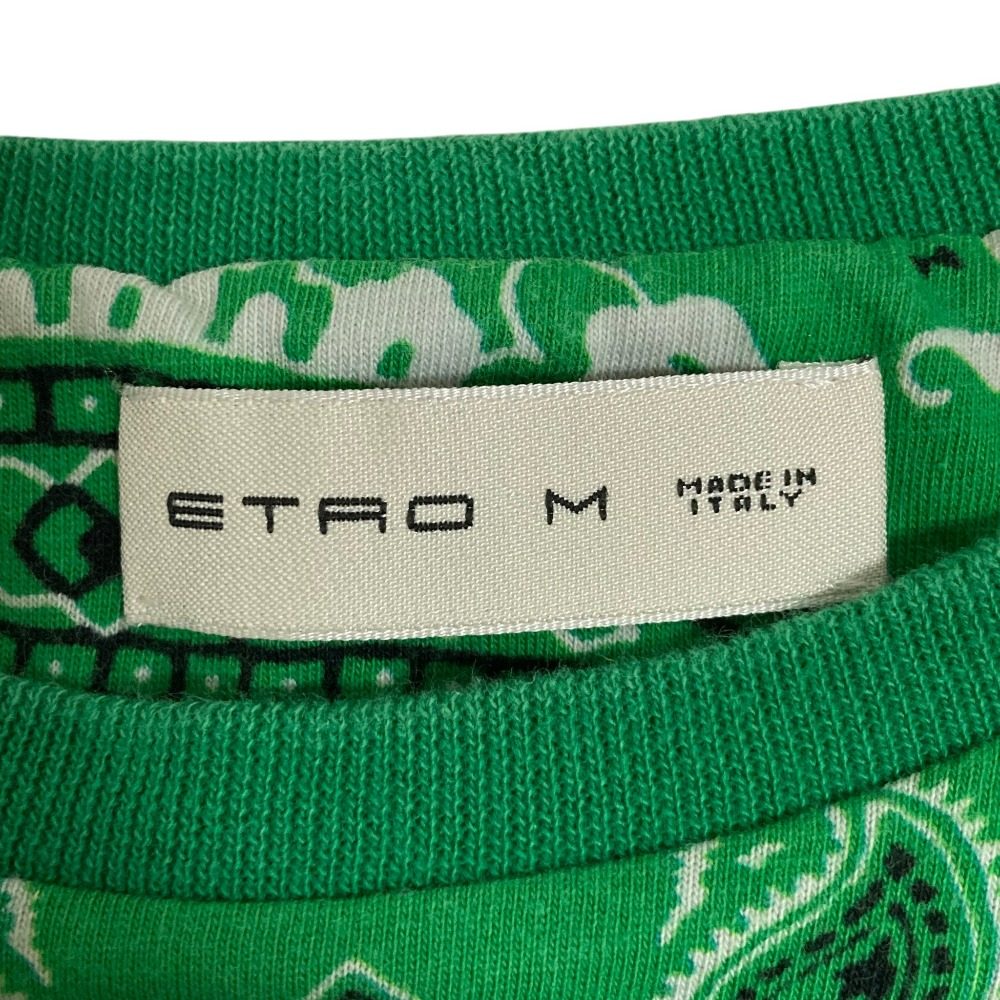エトロ ペイズリー柄コットンTシャツ
