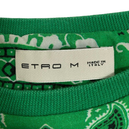 エトロ ペイズリー柄コットンTシャツ
