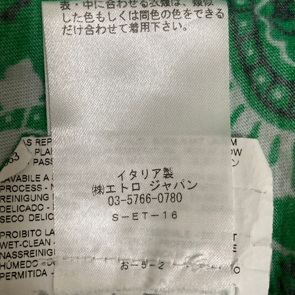 エトロ ペイズリー柄コットンTシャツ