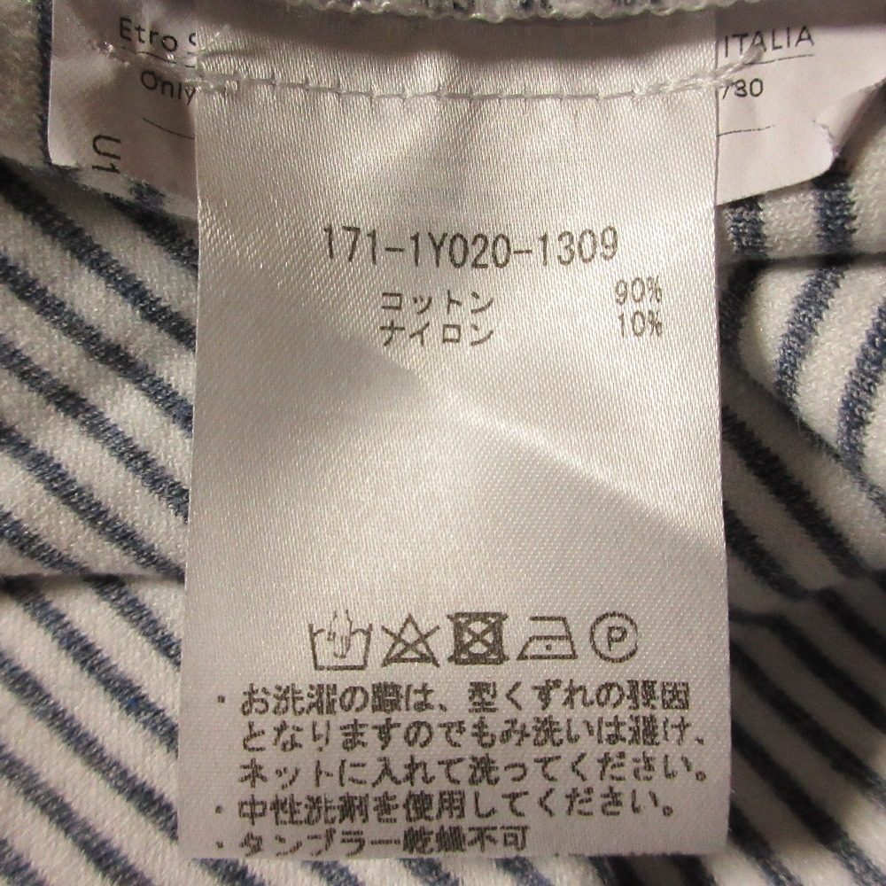 エトロ パイル ボーダー 半袖Tシャツ