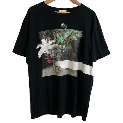 エトロ レオパードプリント コットンTシャツ