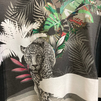 エトロ レオパードプリント コットンTシャツ