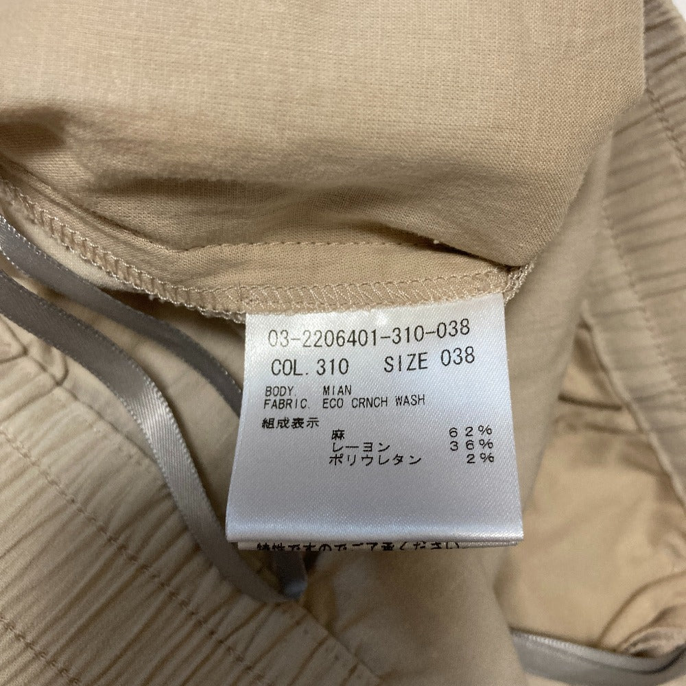 セオリーリュクス Eco Crunch Wash リネンワイドパンツ