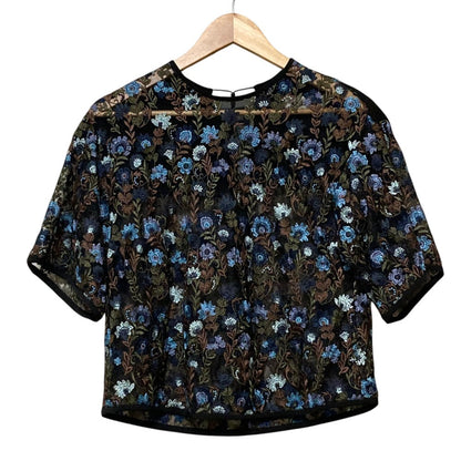 ロキト BOTANICAL EMB. ショートスリーブブラウス