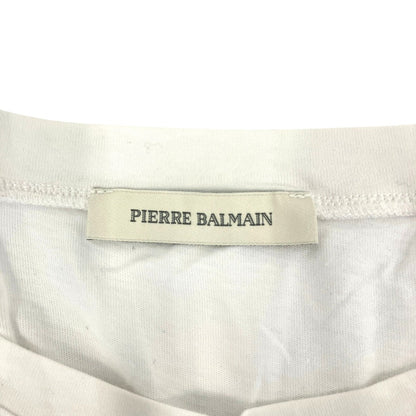 ピエールバルマン フェニックスプリント コットン半袖Tシャツ