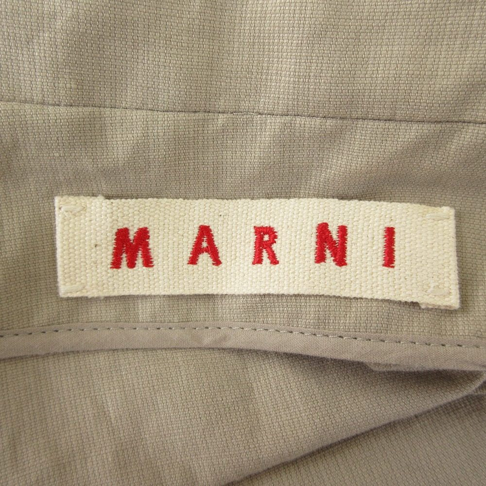 マルニ ビジュー装飾リネンコート