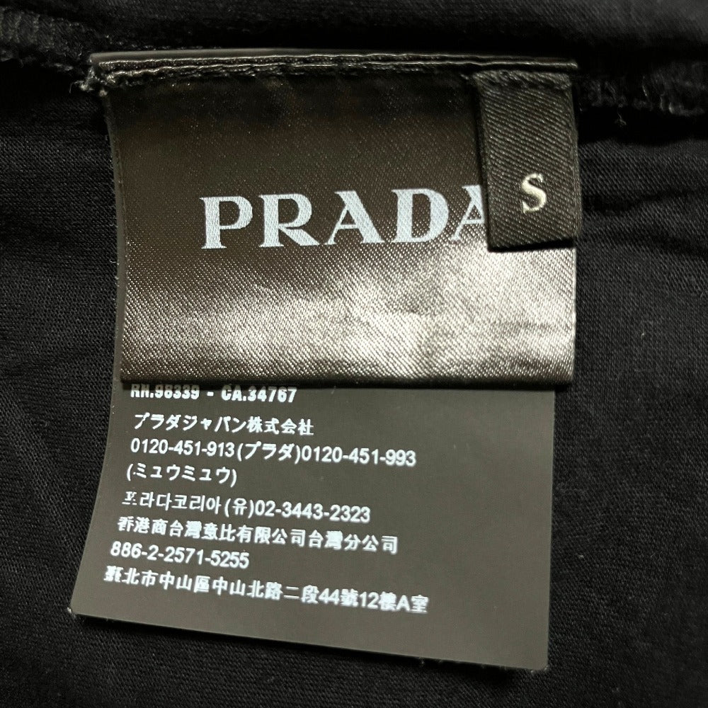 プラダ バックトライアングルロゴ コットン 半袖Tシャツ