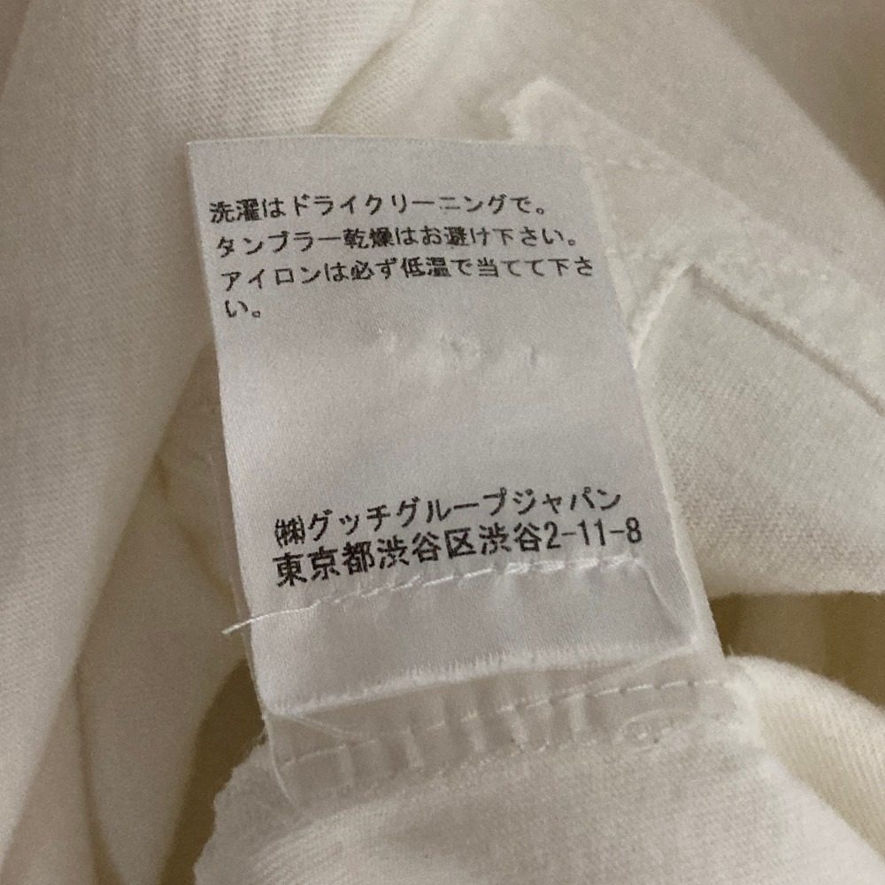 イヴサンローラン ロゴコットン半袖Tシャツ